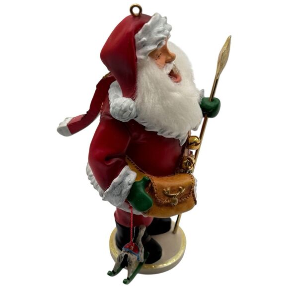 Vtg 2005 Hallmark Keepsake Santa Nutcracker Ornament Club Exclusive Gold Box 4" - Picture 8 of 16